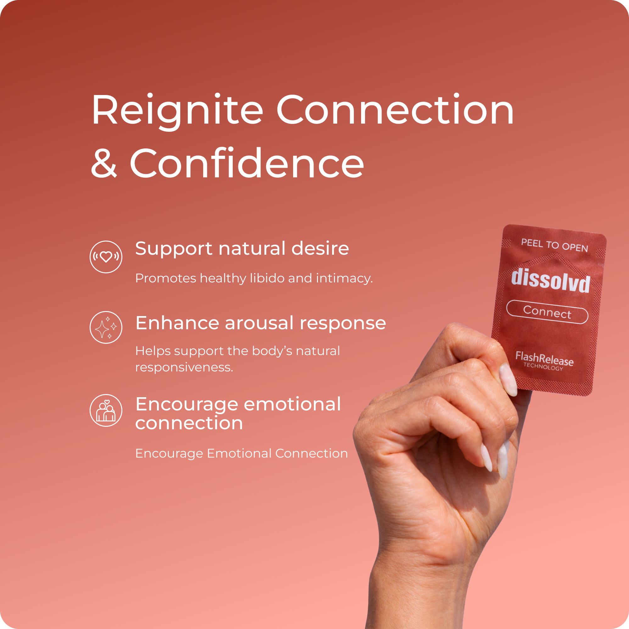 Connect – dissolvd oral strips