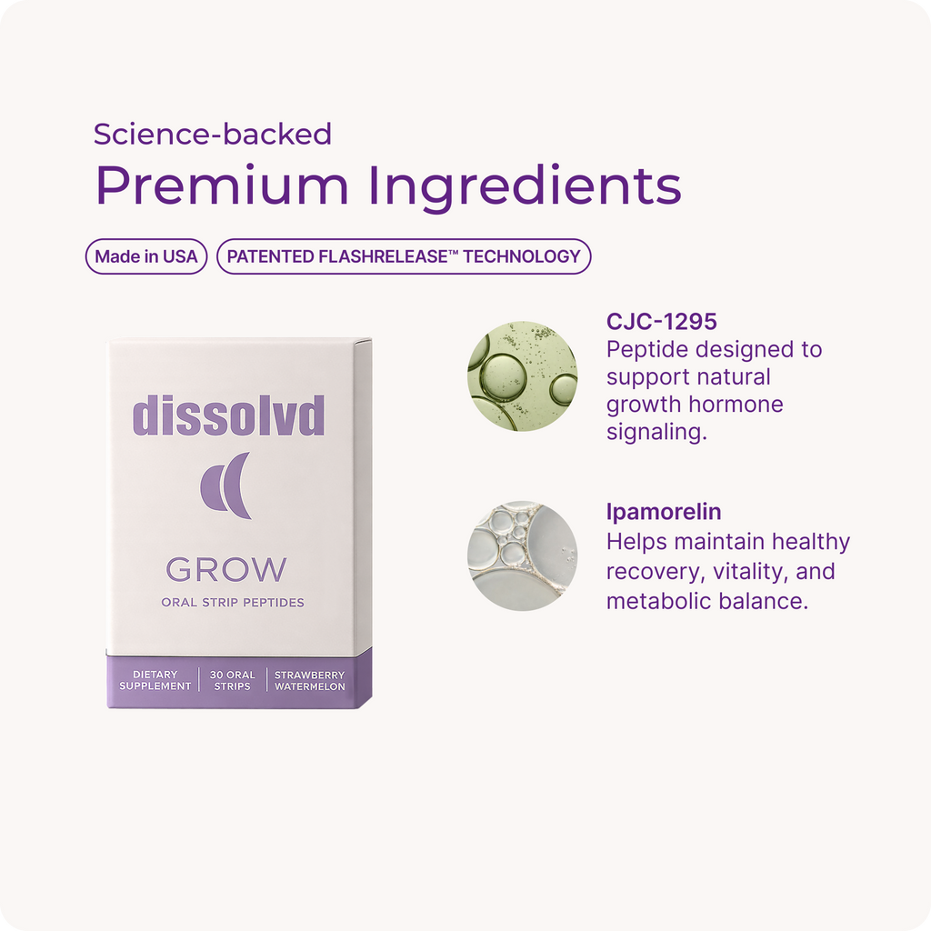 Grow – dissolvd oral strips