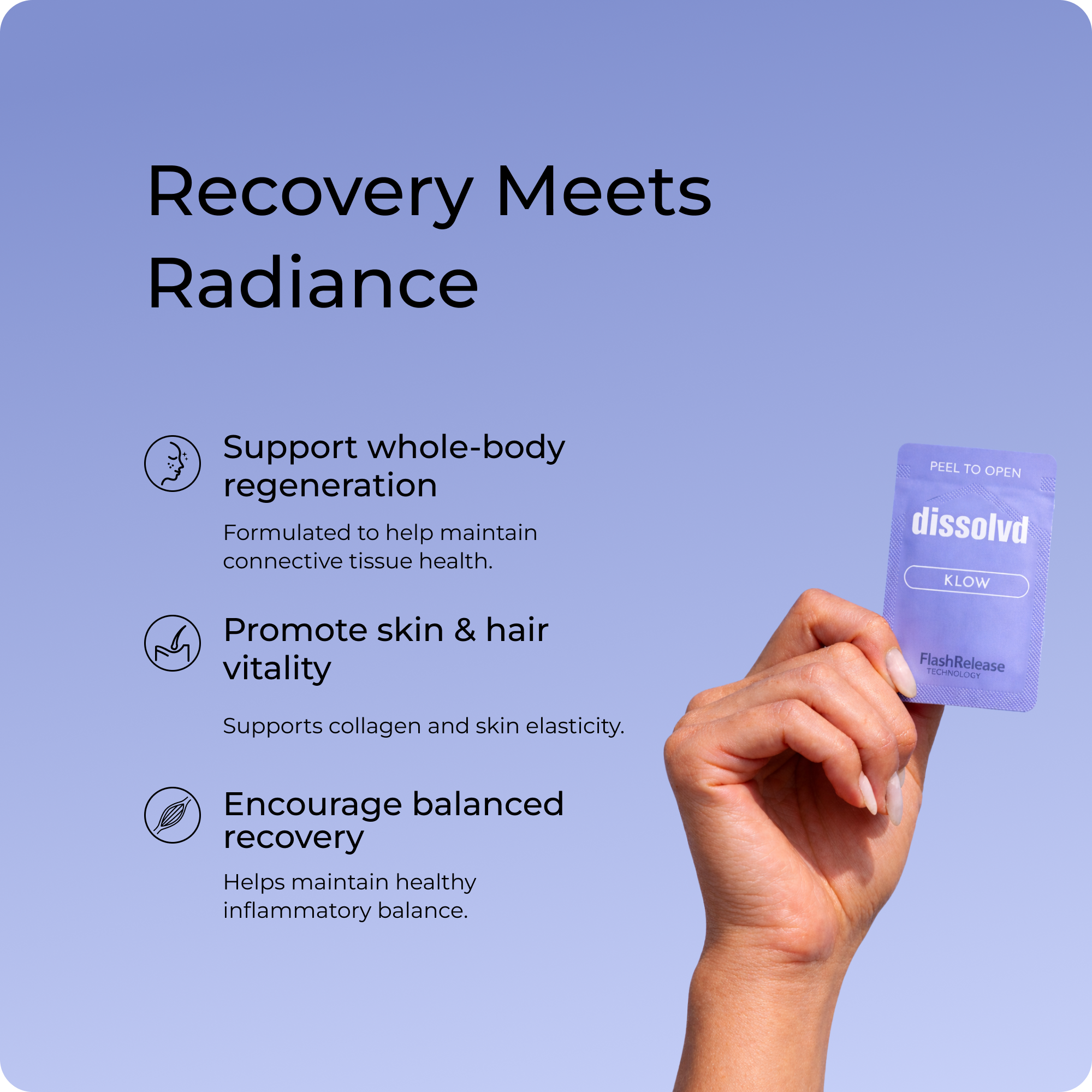Klow – dissolvd oral strips
