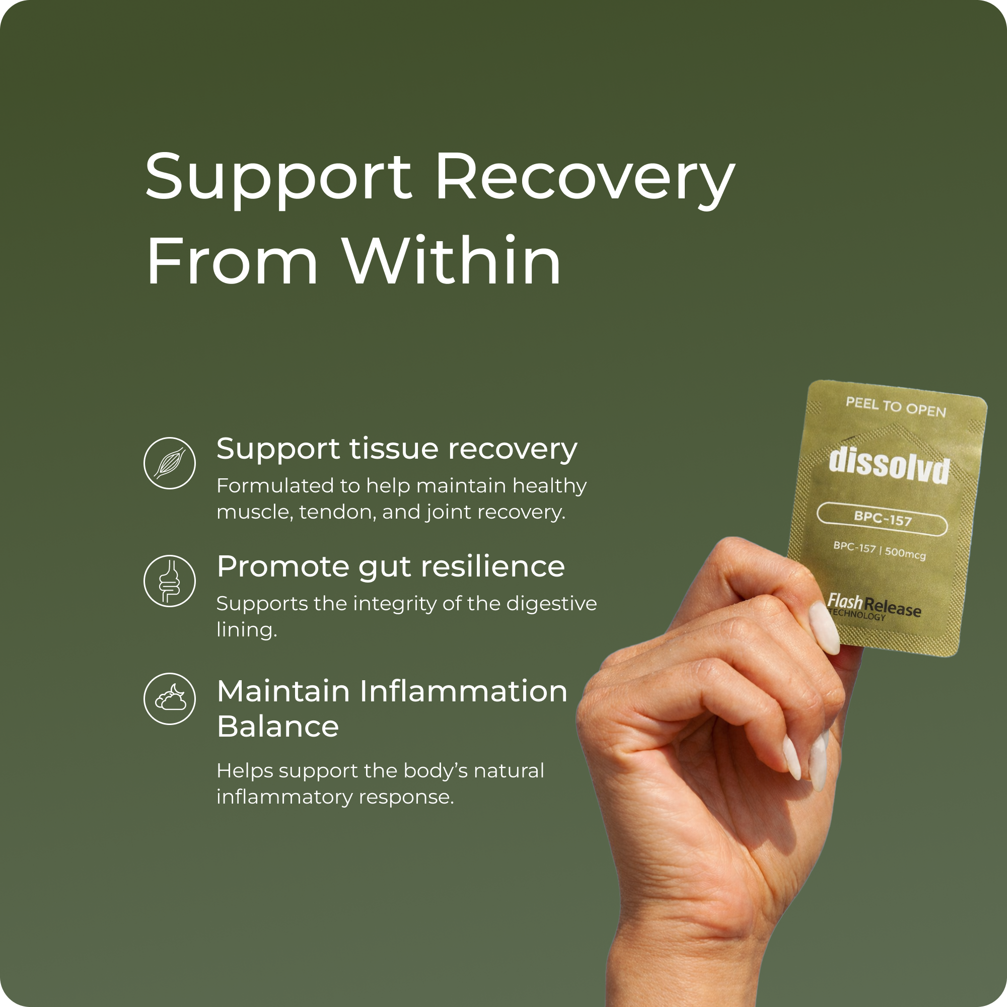 Rebuild – dissolvd oral strips