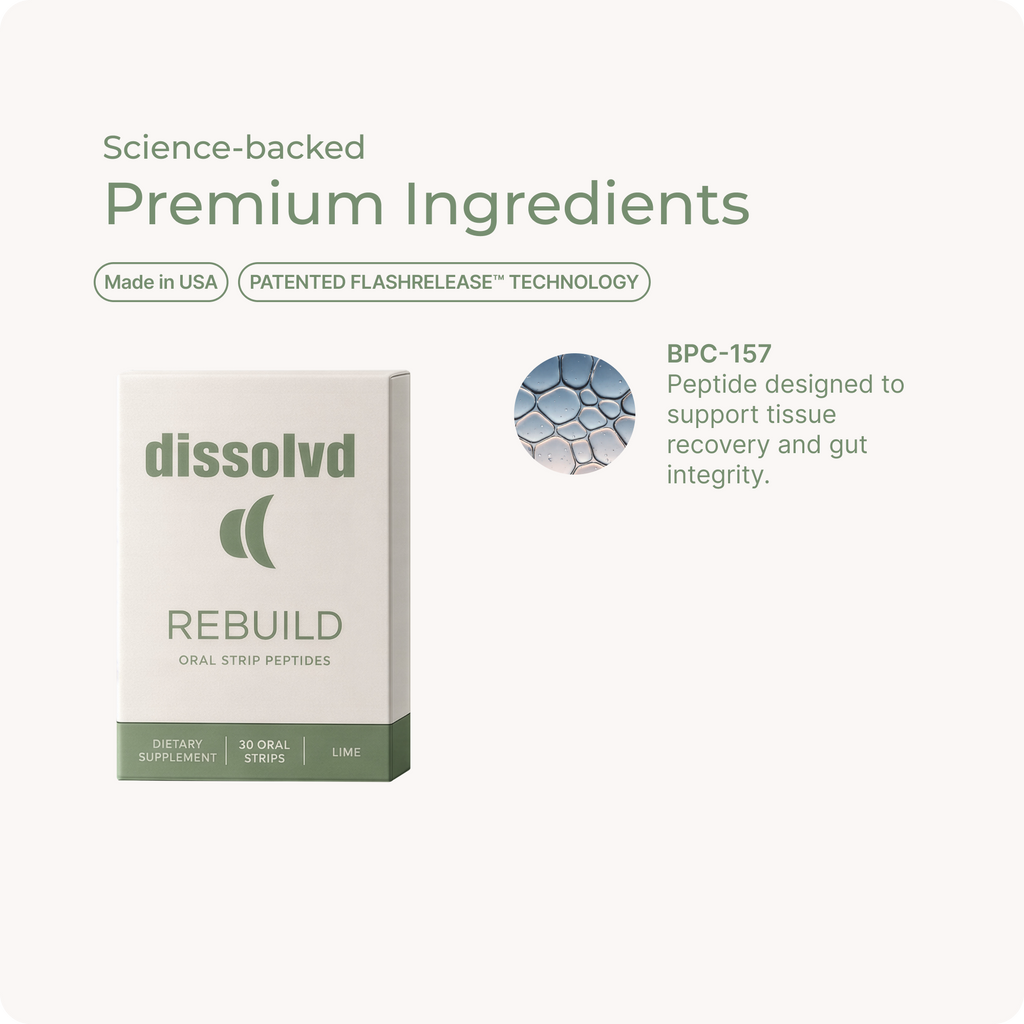 Rebuild – dissolvd oral strips